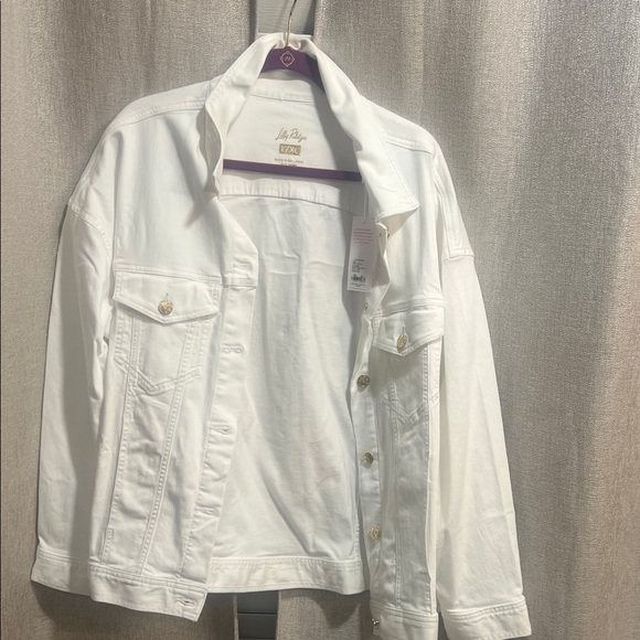 Lilly Pulitzer Jackets & Blazers - Lilly Pulitzer Bright White Denim Jacket